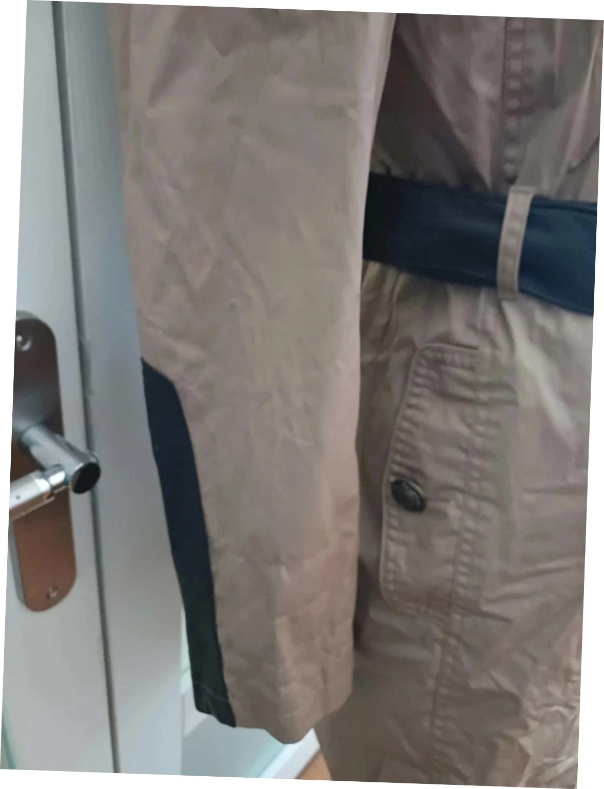 IKKS Pure Edition Camel & Lambskin Trench - New with tag - Size 42 – photo 4